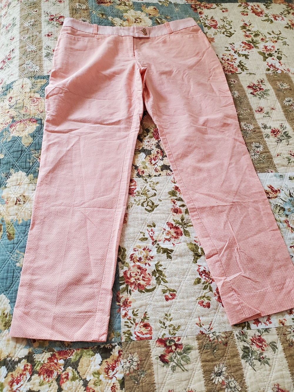 The Limited Pink Straight-Leg Pants